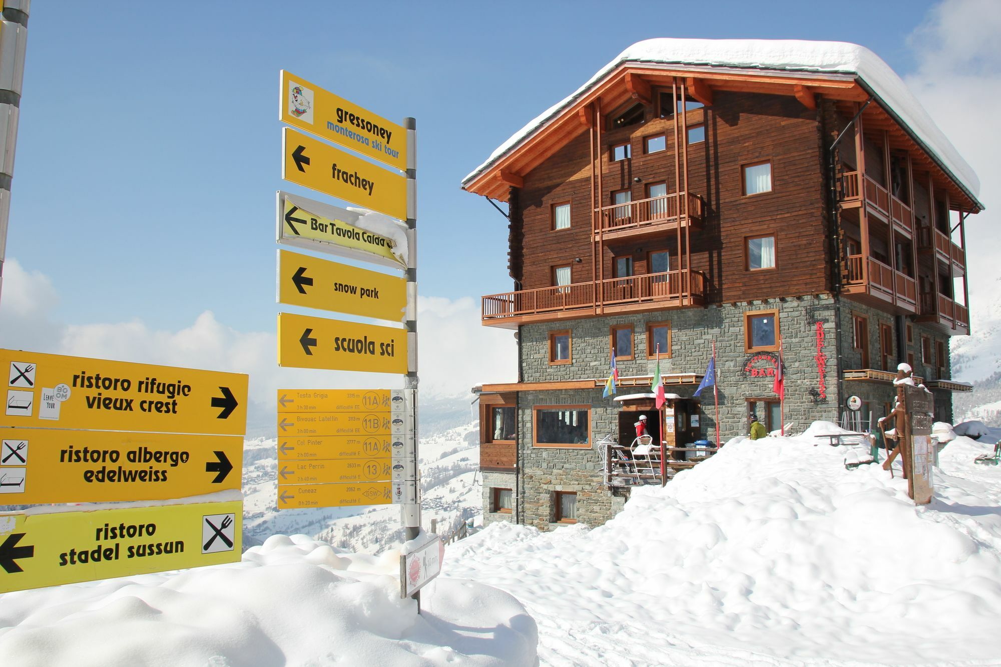 Maison Fosson Aparthotel Champoluc Buitenkant foto